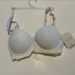 RENE ROFE white lace underwire t shirt bra